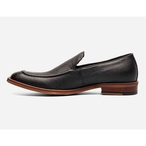 Stacy Adams Prentice Moc Toe Slip-On Loafers -Black Leather - size: 10 main image 4